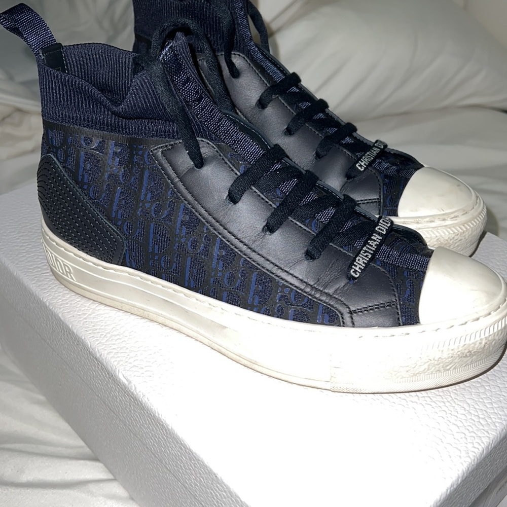 christian dior high top sneakers womens